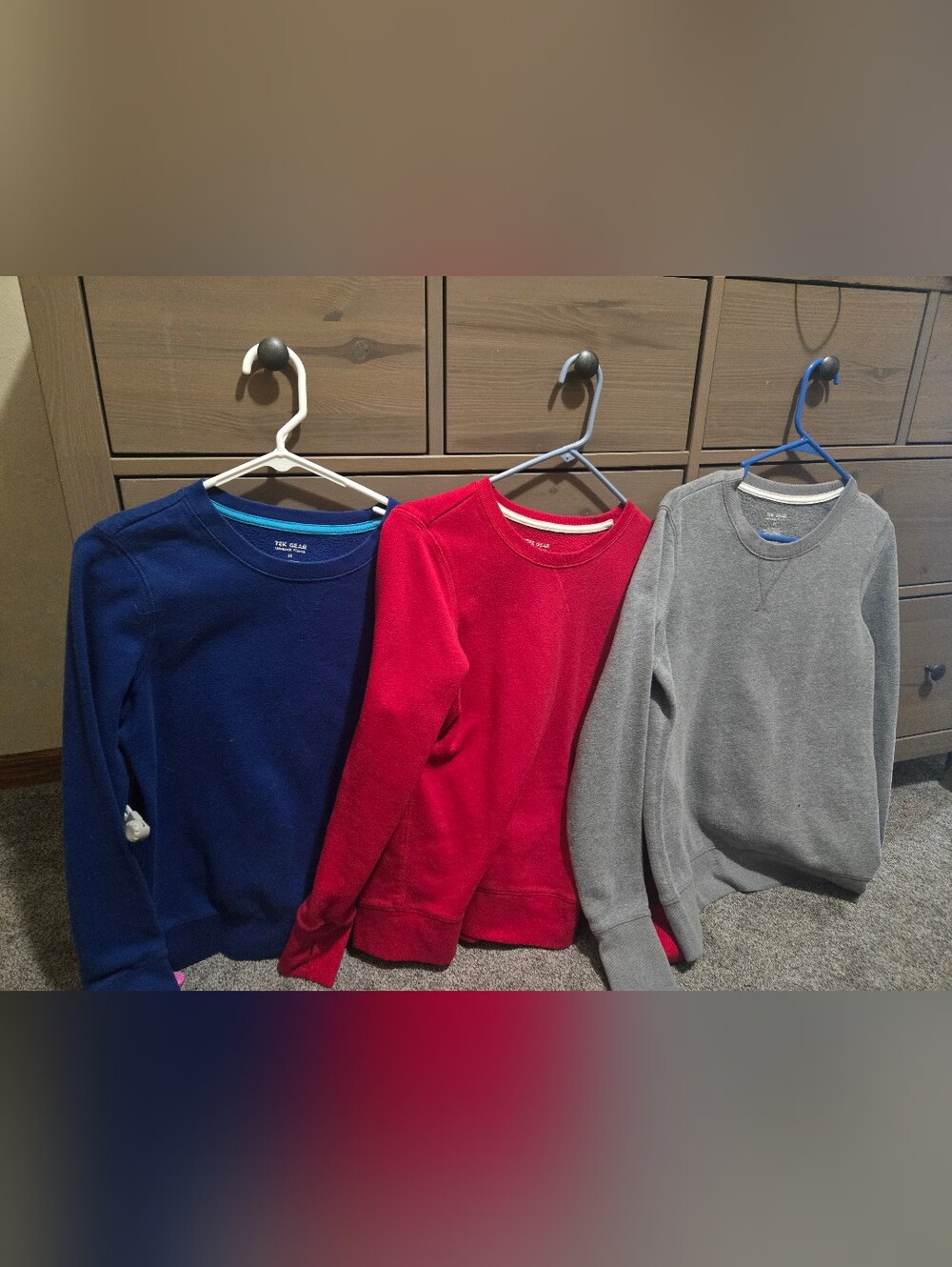 Women's Tek Gear Ultrasoft Fleece Crewneck Sweatshirts